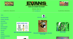 Desktop Screenshot of evans.ie